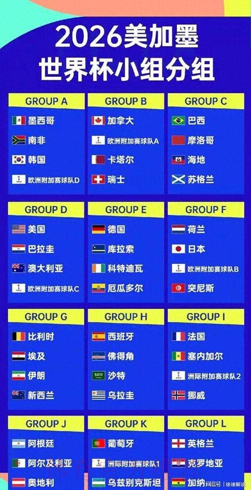2026美加墨世界杯加拿大分组情况